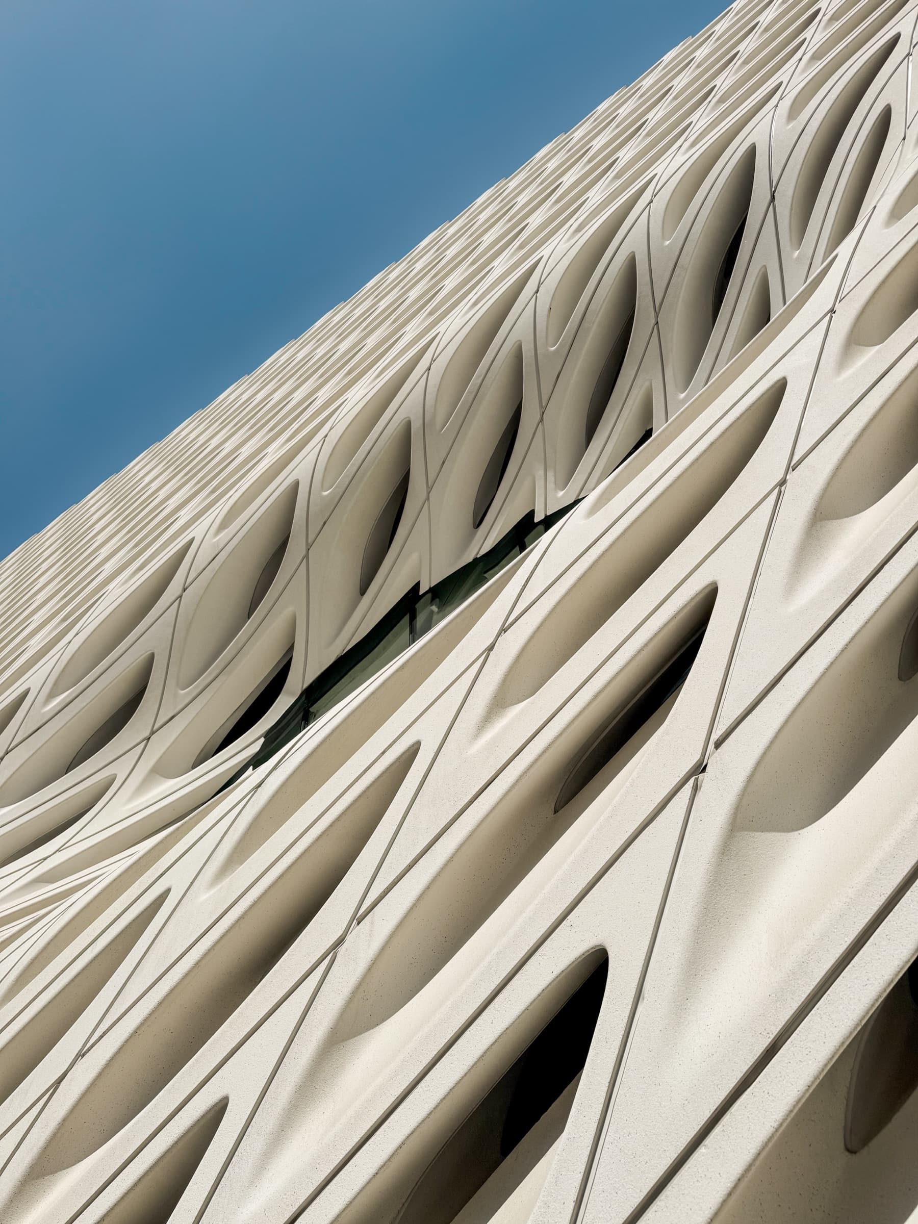 The Broad museum facade, Los Angeles